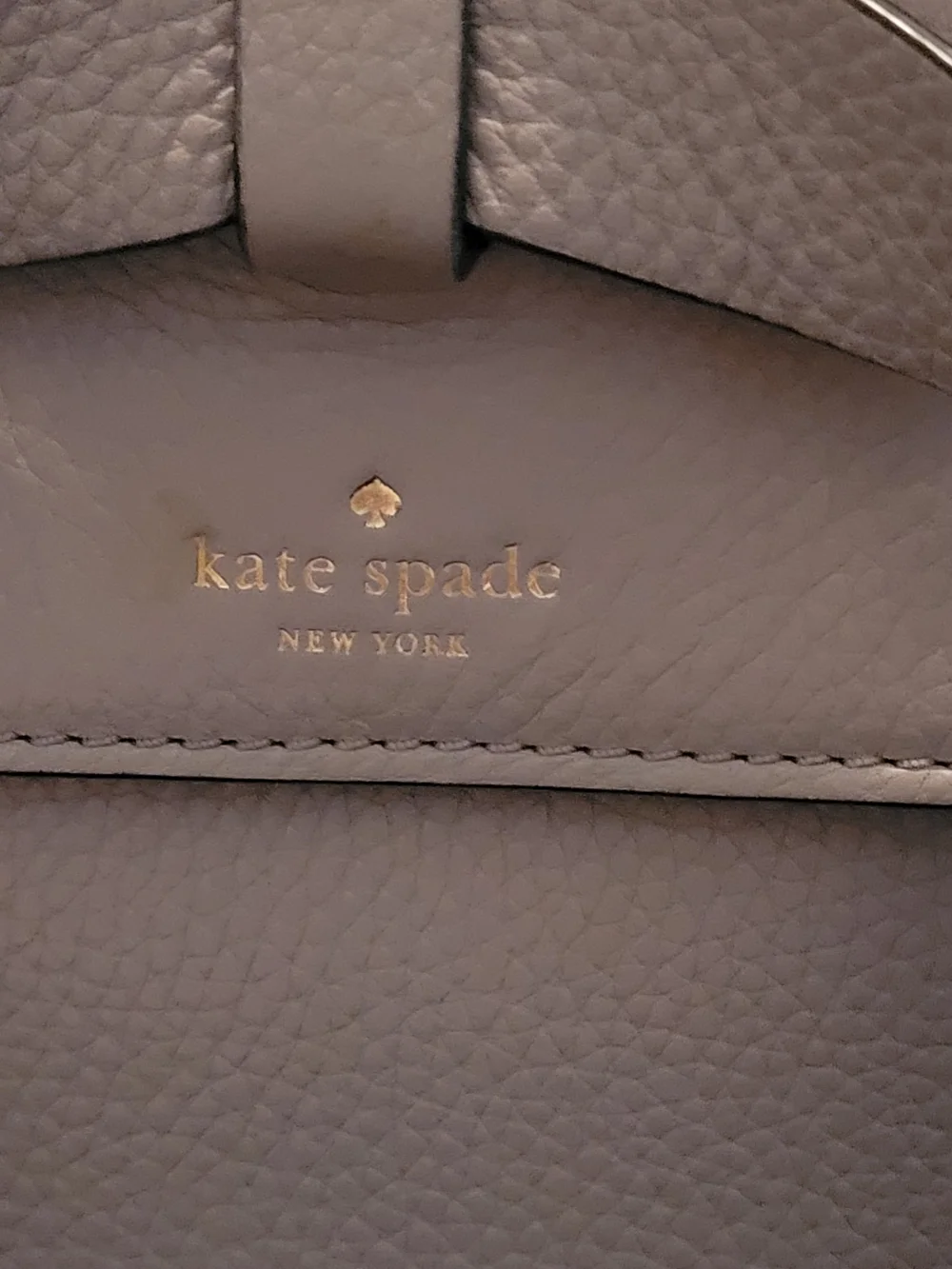 Kate Spade Prospect Place Small Alessa Pebbled Leather Bow Handbag Blush/Stone